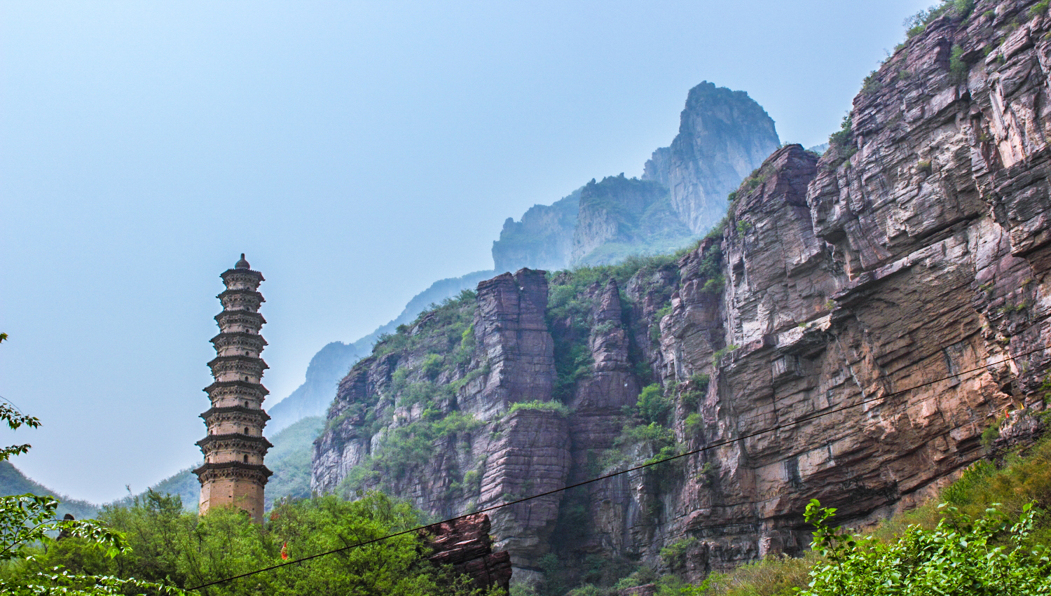 云台山百家岩主要景点